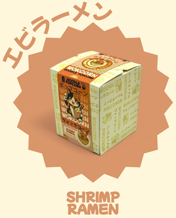 Korean BBQ Popcorn Box